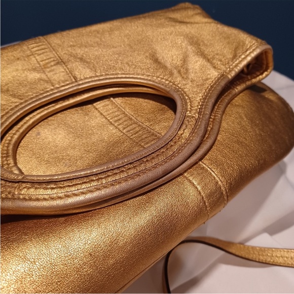 Coach Handbags - Authentic Coach Ergo Tote Crossbody gold leather